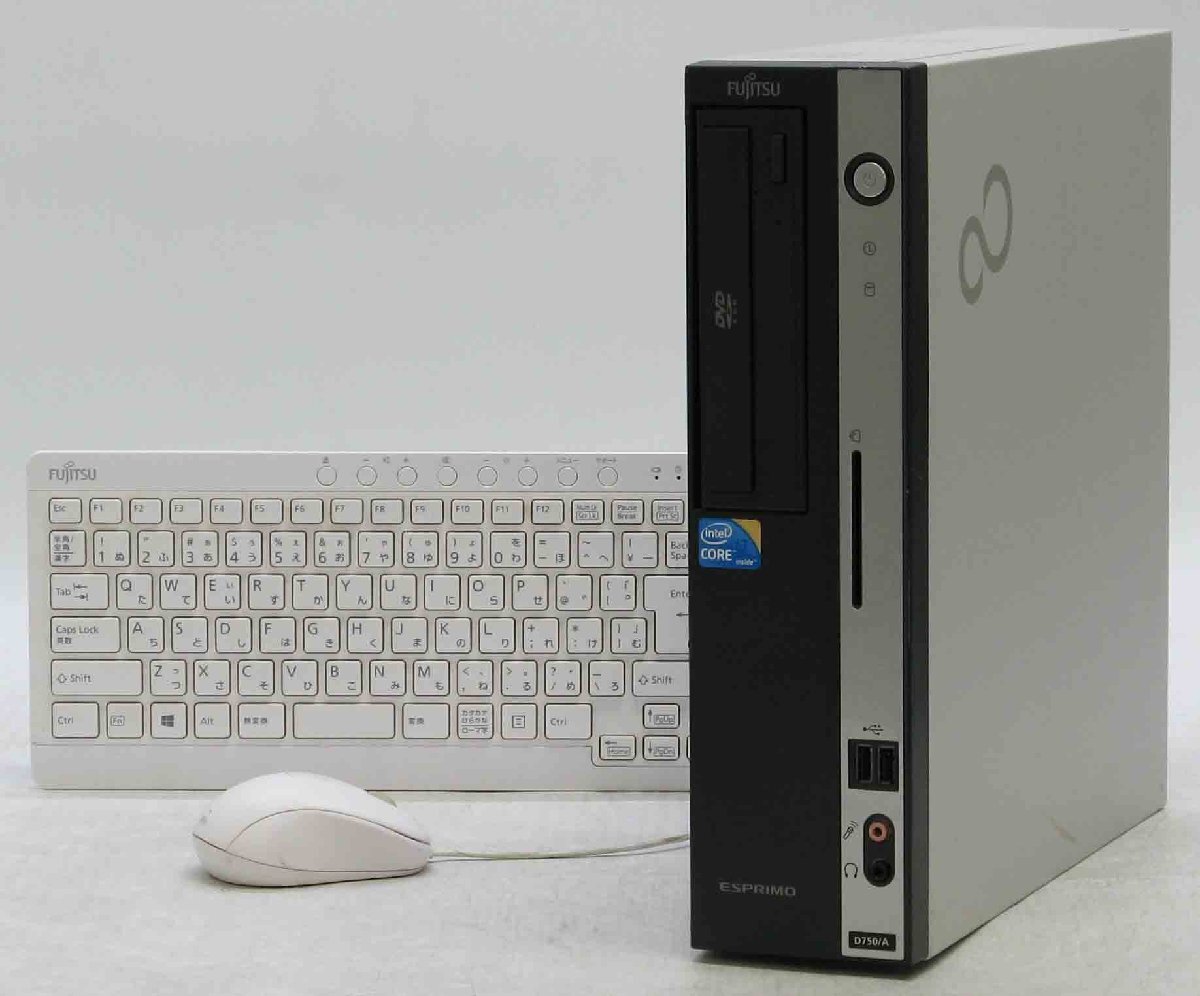 B5-8973/ٻ ESPRIMO D750/A FMVDE4T0E1 Corei3 Windows XP  ǥȥå ѥ PC