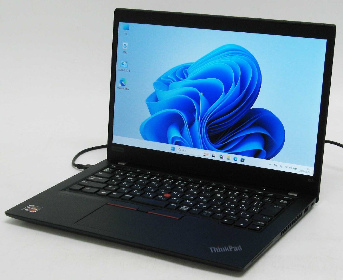 A3-3047/Lenovo ThinkPad X13 Gen1 20UF-S01X00 Ryzen5 Pro 4650U SSD ����ѥ��� Type-C  Windows11  �Ρ��� �ѥ����� PC
