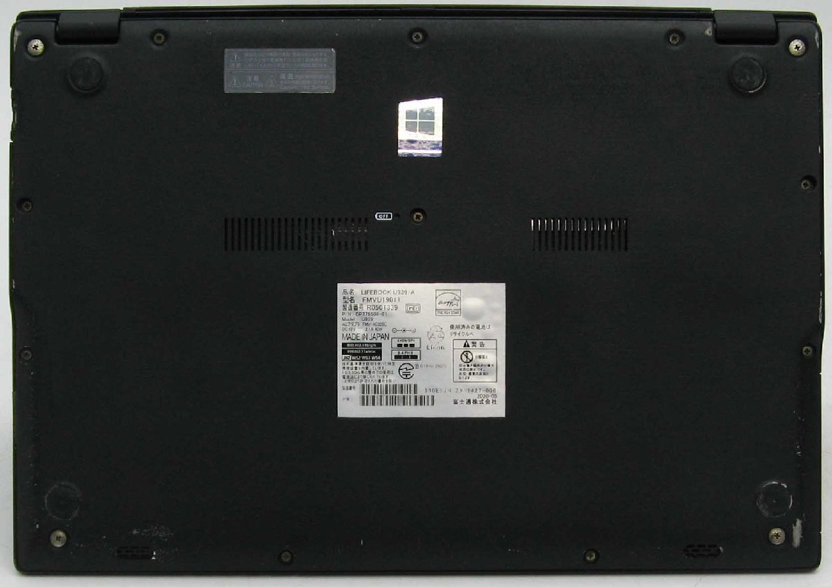 A3-3115/�ٻ��� Lifebook U939/A FMVU19011 Web����� Core i5 8���� SSD Ķ���̥�Х��� Type-C  Windows 11 �Ρ��� �ѥ�����