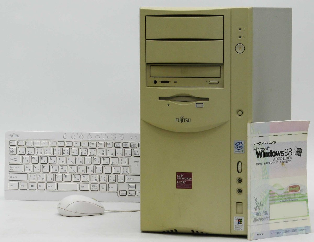 B5-9617/�ٻ��� FMV-DESKPOWER TIX507 FMVT95073 Pentium3 Geforce2 MX400 Windows 98SE ��� �ǥ����ȥå� �ѥ�����
