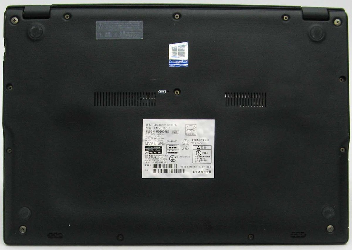 A3-3118/�ٻ��� Lifebook U939/A FMVU19011 Web����� Core i5 8���� SSD Ķ���̥�Х��� Type-C Windows 11 �Ρ��� �ѥ�����