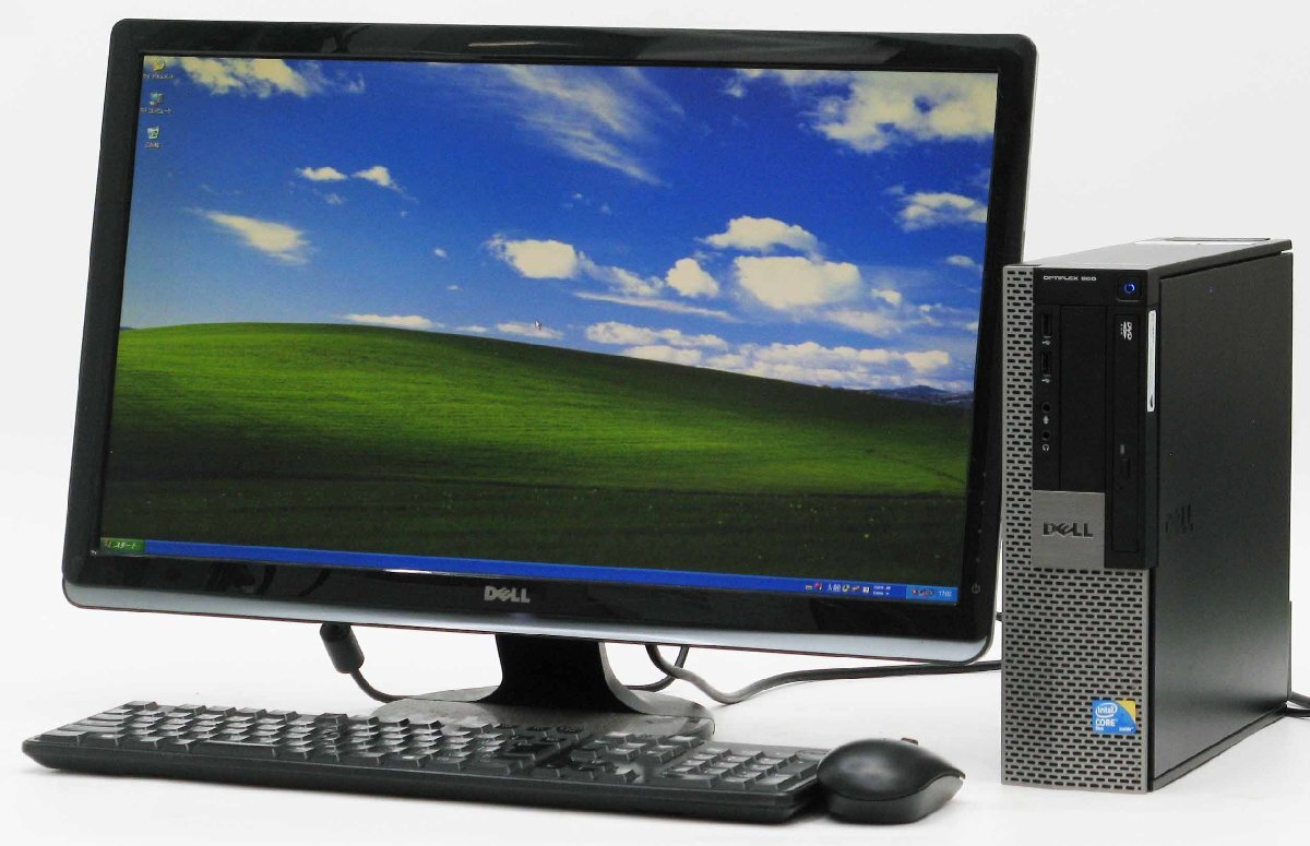 B5-9734/DELL Optiplex 960-E7500SF Core2Duo-E7500 �ꥫ�Х꡼�ǥ������դ� 24����� �վ����å� Windows XP ��� �ǥ����ȥå� �ѥ�����