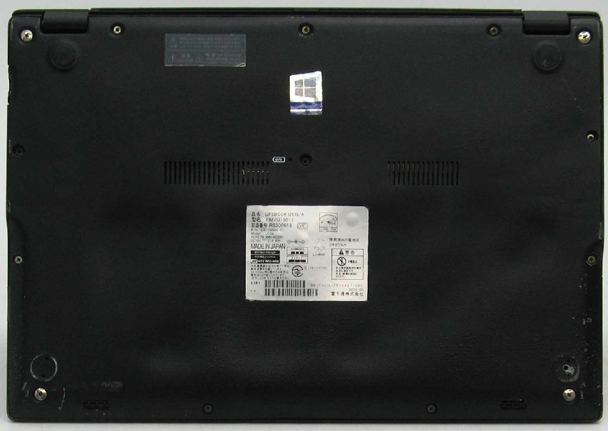 A3-3127/�ٻ��� Lifebook U939/A FMVU19011 Web����� Core i5 Ķ���̥�Х��� 8���� SSD Windows 11 �Ρ��� �ѥ�����