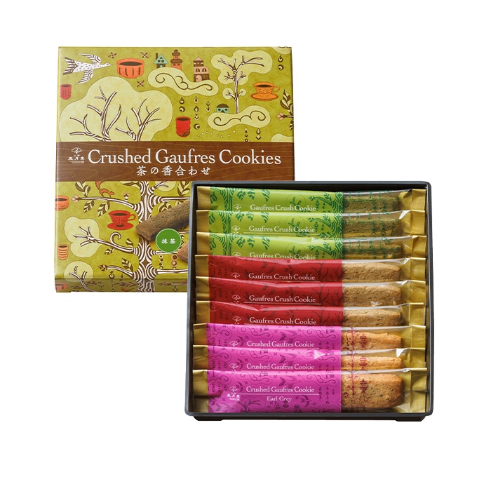 ゴーフルクラッシュクッキー　茶の香合わせ