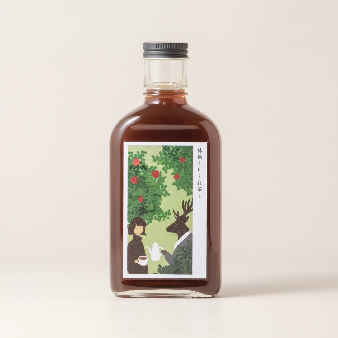 【空想シロップ】紅茶じかん　林檎と角と紅茶と　200ml　