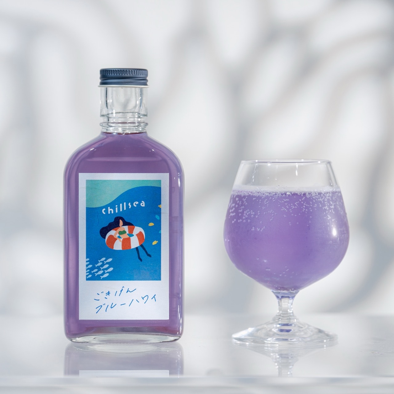 【空想シロップ】chillsea ごきげんブルーハワイ 200ml
