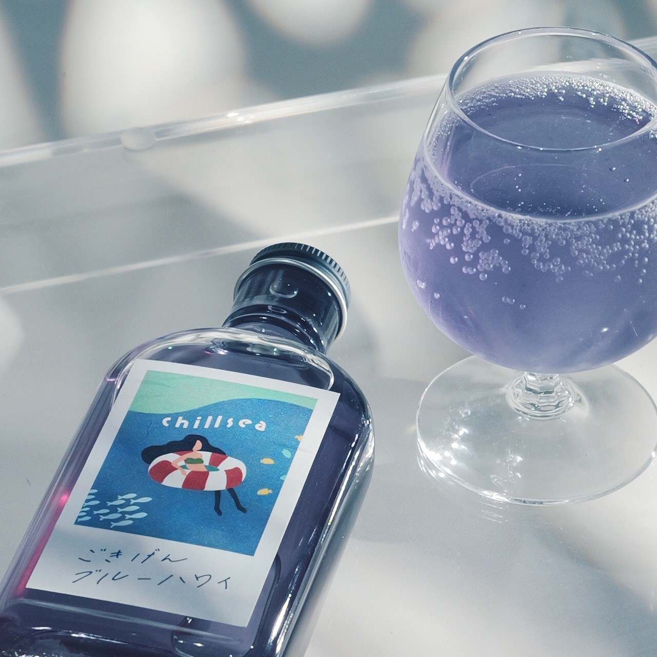 【空想シロップ】chillsea ごきげんブルーハワイ 200ml