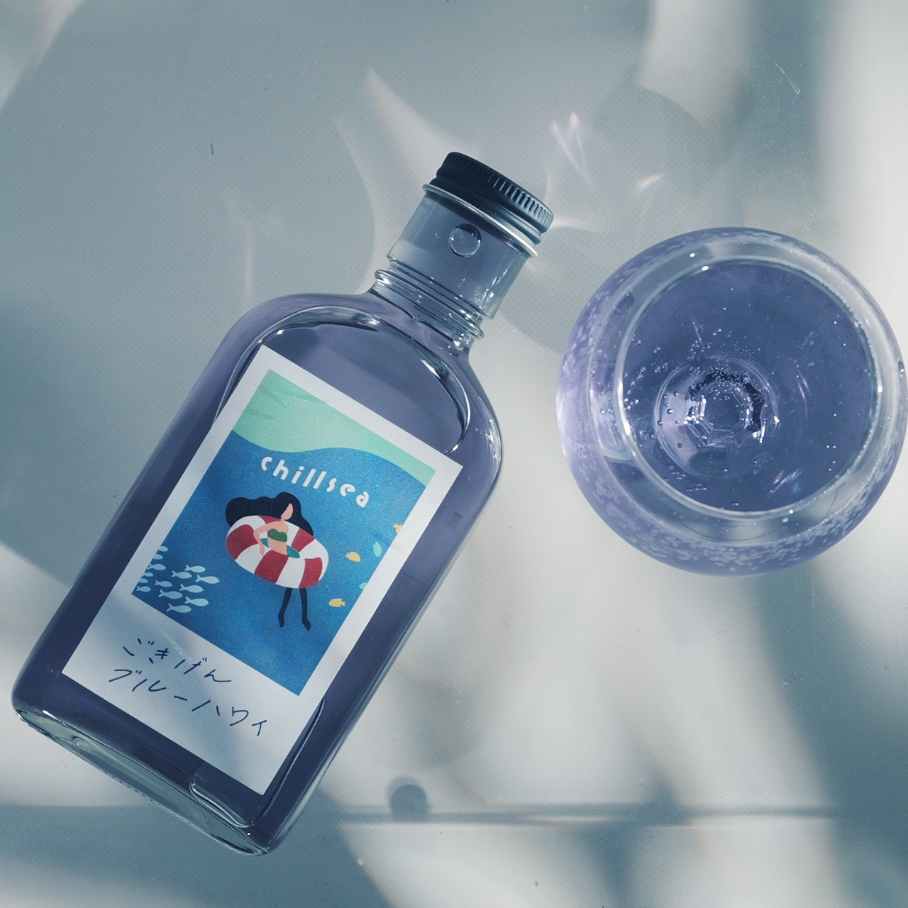 【空想シロップ】chillsea ごきげんブルーハワイ 200ml