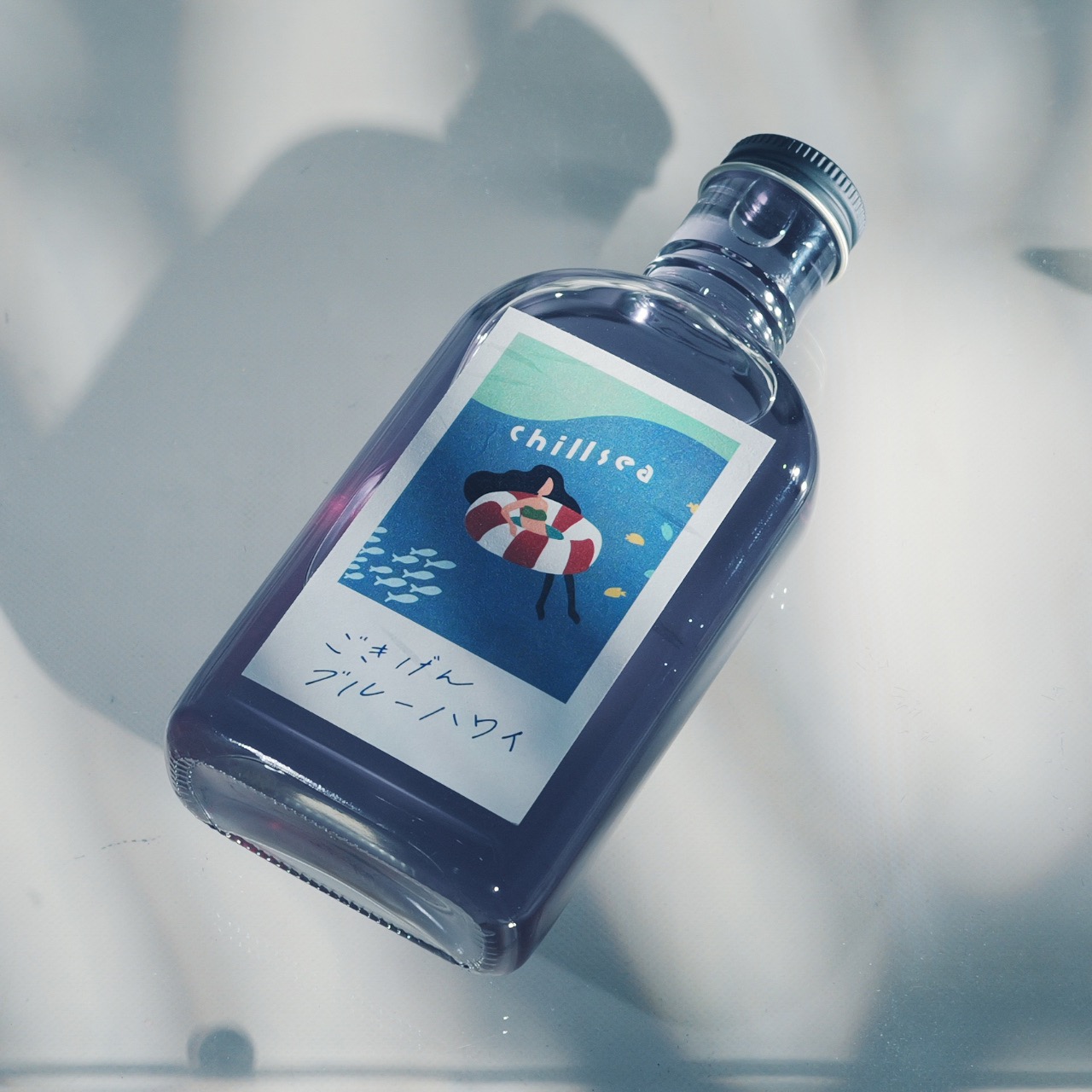 【空想シロップ】chillsea ごきげんブルーハワイ 200ml