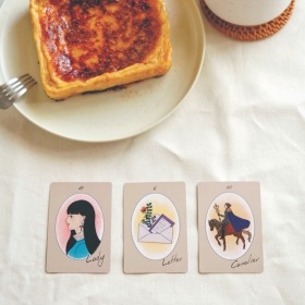 Ribbon Coffee Cards / リボンコーヒーカード
