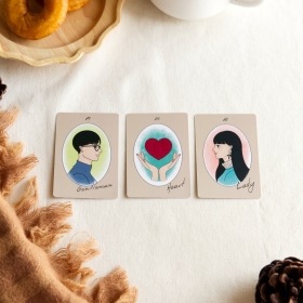 Ribbon Coffee Cards / リボンコーヒーカード
