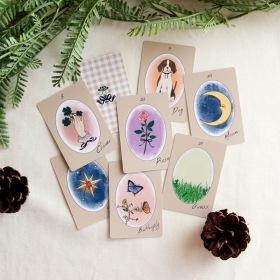 Ribbon Coffee Cards / リボンコーヒーカード