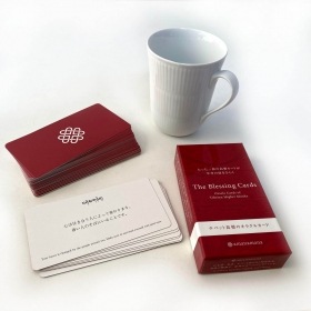 The Blessing Cards Crimson (New Edition)  Tibetan Masters Oracle Cards / チベット高僧のオラクルカード　The Blessing Cards 緋（あか）