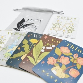 Pocha Squirrel Mini Oracle Cards / ぽちゃリスのミニオラクルカード