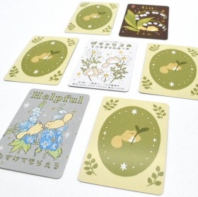 Pocha Squirrel Mini Oracle Cards / ぽちゃリスのミニオラクルカード