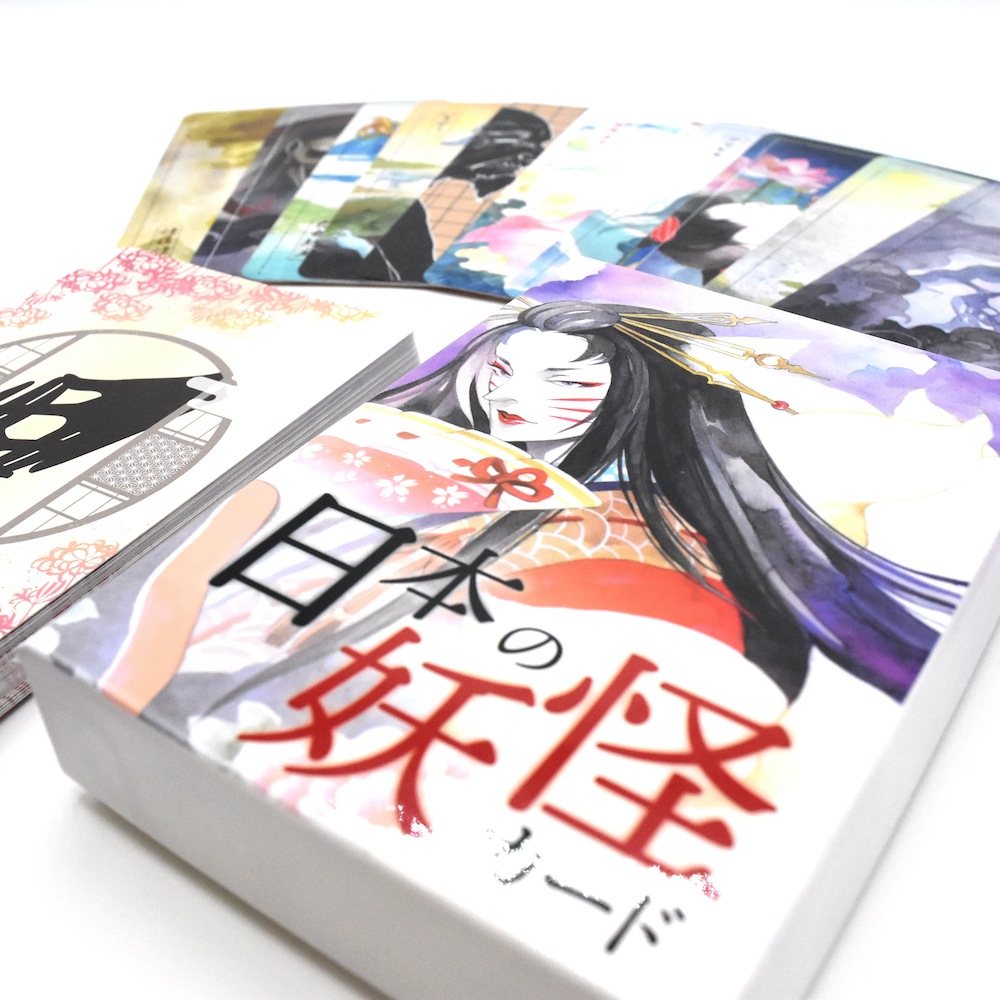 Nihon no Yokai Cards Tamamonomae box / 日本の妖怪カード〈新装版〉玉藻前ボックス