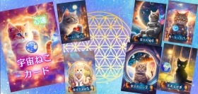 Space Cat Oracle Cards / 宇宙ねこカード