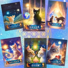 Space Cat Oracle Cards / 宇宙ねこカード