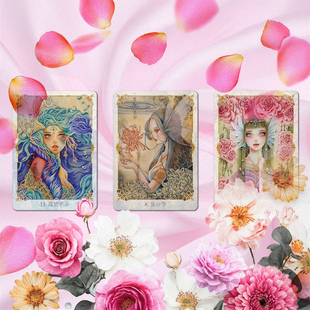 Fantasy Watercolor Oracle Cards