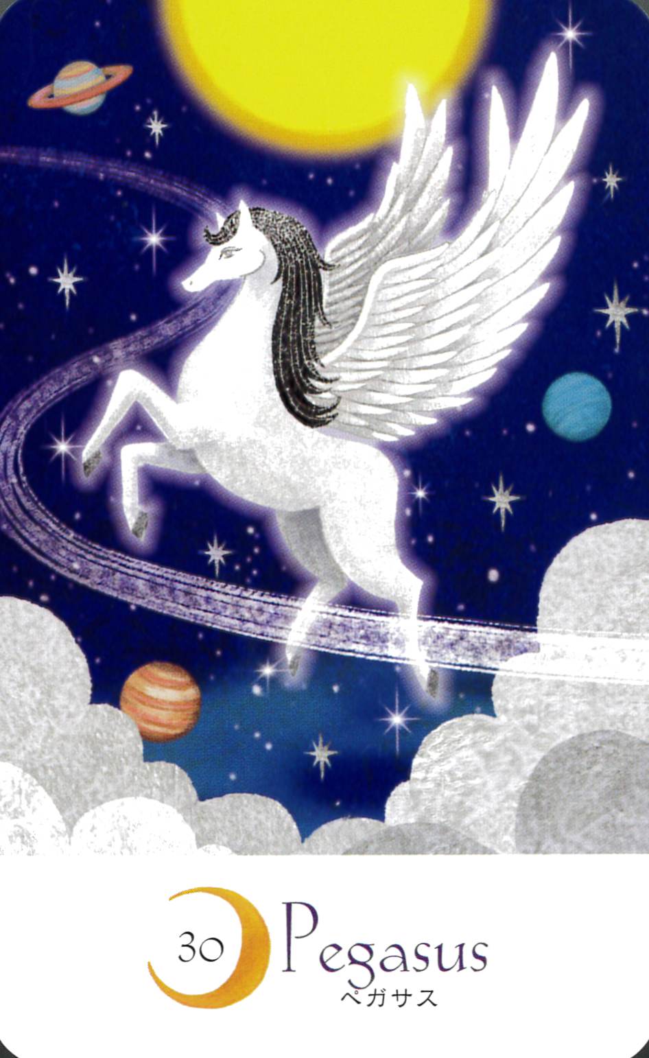 Sun & Moon Witch Card with Griffin & Pegasus/太陽と月の魔女カードwithグリフィン＆ペガサス