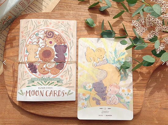 cotolie KUMACHAN MOON CARDS/トリエ　クマチャンムーンカード