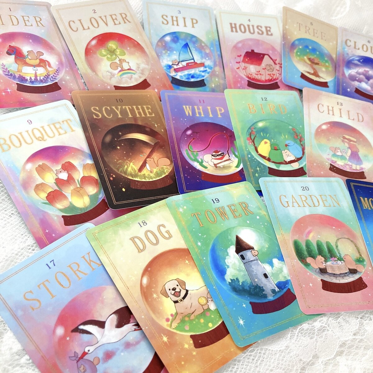 ふわりKarten Lenormand  ルノルマンカード THE OWL LENORMAND ◇ 梟の囁き ルノルマンカード | 魔法の雑貨屋