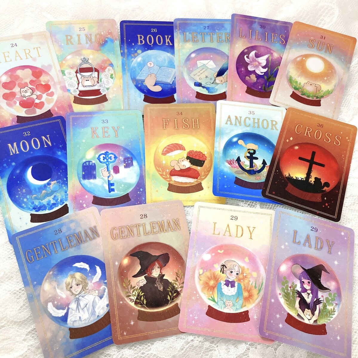 Pocharis's Lenormand Cards/ぽちゃリスのルノルマンカード