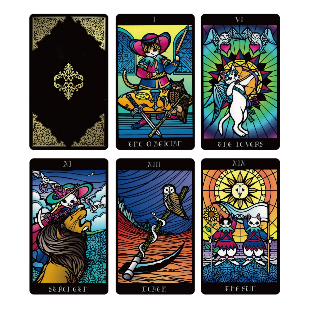 Tarot de Marseille with Cat and Owl/ネコとフクロウのマルセイユタロット