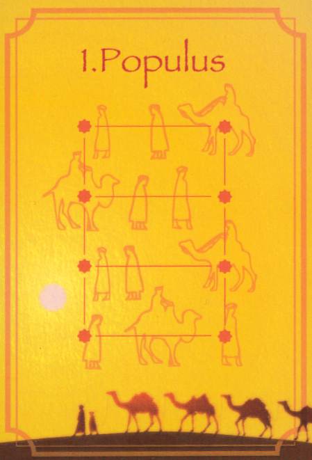 Arabian geomancy card/アラビアンジオマンシーカード