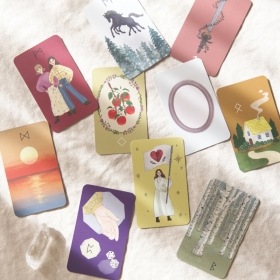 Lilac Rune Cards / ライラックルーンカード