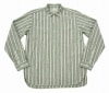 *HELLER'S CAFE*<BR>HC-194<BR>1910's<BR>Multi-Stripe BRAND<BR>STRIPE PULL OVER SHIRTS<BR>