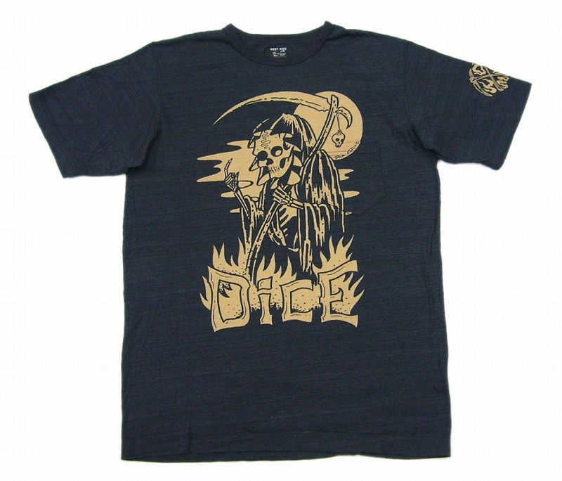*WEST RIDE*W-NAME TEE"DCM1"-REAPER-(２色)
