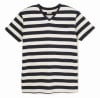 *STEVENSON OVERALL*BVBORDER-V NECK TEE-(2色)