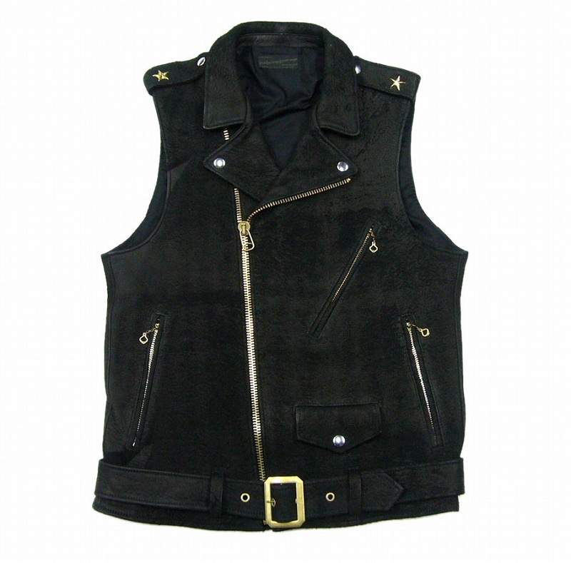 *FEE*FE1601-JK02-DURABLE RIDERS VEST-DEER SKIN()