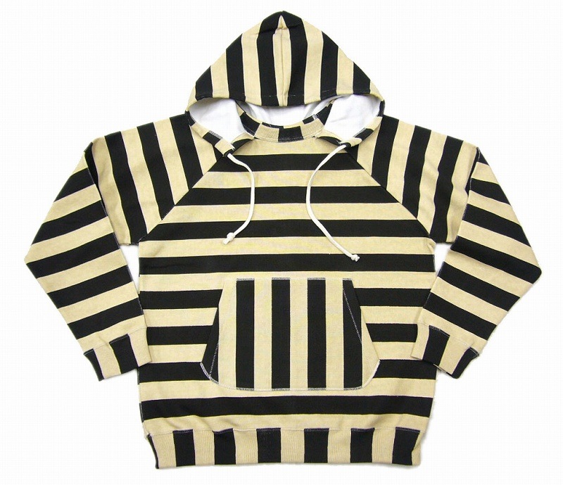 *HEAVY GAUGE*HEAVY JERSEYBORDER-HOODIE-()