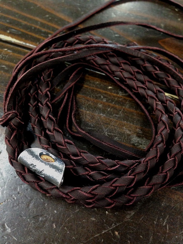 LYNCH SILVERSMITH*<BR>LNC505815<BR>-LEATHER ROPE-<BR>(& ADJUSTER 