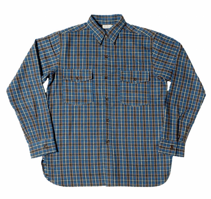 *WAREHOUSE*3022"CHINSTRAP FLANNEL"(BLUE)