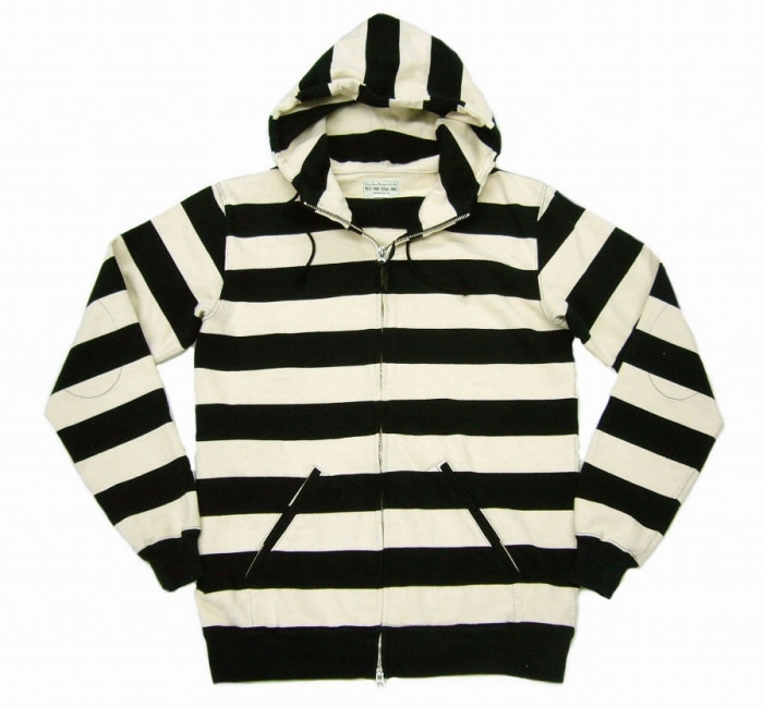 *WEST RIDE*"HEAVY BORDER FULL-ZIP HOODIE-"(2色)