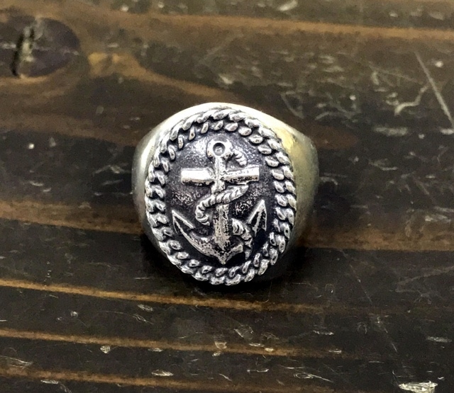 *LYNCH SILVERSMITH*LNC116-BAY CREW RING-(LARGE)