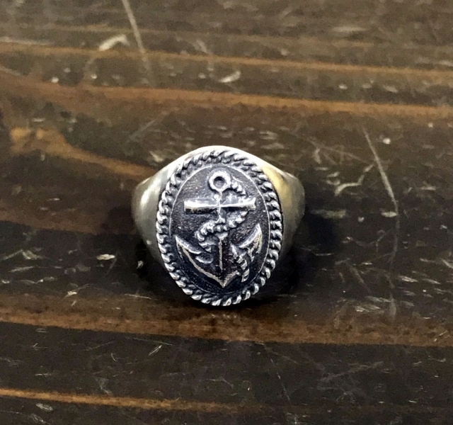 *LYNCH SILVERSMITH*LNC117-BAY CREW RING-(SMALL)