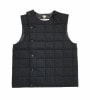 *BLACK SIGN*<BR>WAXED COTTON<BR>SWINDLER<BR>-WARM VEST-<BR>Midnight BLK<BR>