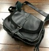 *LYNCH SILVERSMITH*LIMITED-MOCCASIN BAG-(COW SHURINK LEATHER)