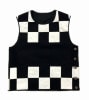 *BLACK SIGN*-2WAY RACE TRUCK VEST-(CHECKER×Midnight BLK)