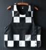 *BLACK SIGN*PARAFFIN WEATHER-RACE TRUCK VEST-��CHECKER��