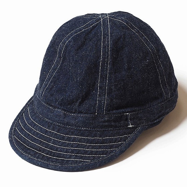 *WAREHOUSE*5242-DENIM CAP-(INDIGO)