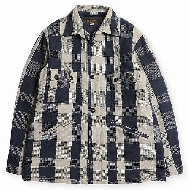 *WEST RIDE*-CFM CPO JACKET-(GRY CHECK)