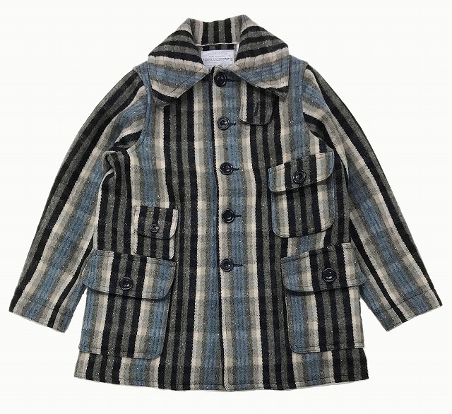*JOHN GLUCKOW*JG-10"1920s to 1932 WINTER HUNTING COAT"(GRAY CHECK)