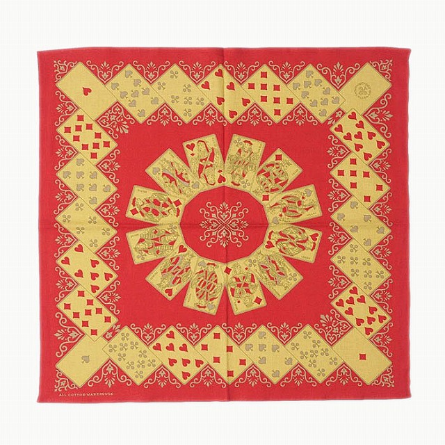 *WAREHOUSE*5240"SELVEDGE BANDANA"-TRUMP PATTERN-