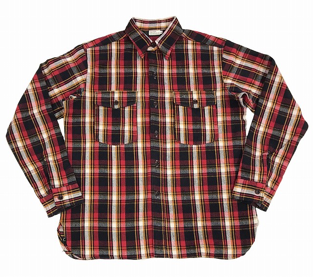 *WAREHOUSE*3022G柄"CHINSTRAP FLANNEL"(BLACK)