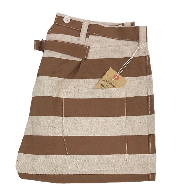 *WAREHOUSE*1230-PRISONER PANTS-(BROWN)